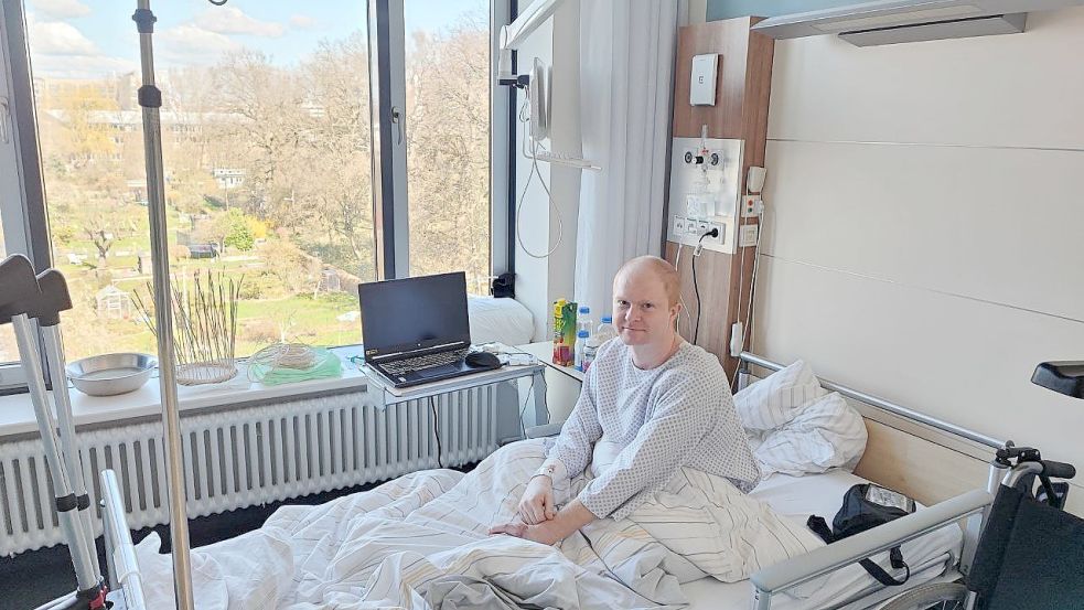 Igor wird im Bundeswehrkrankenhaus Hamburg behandelt. Foto: Sören Becker