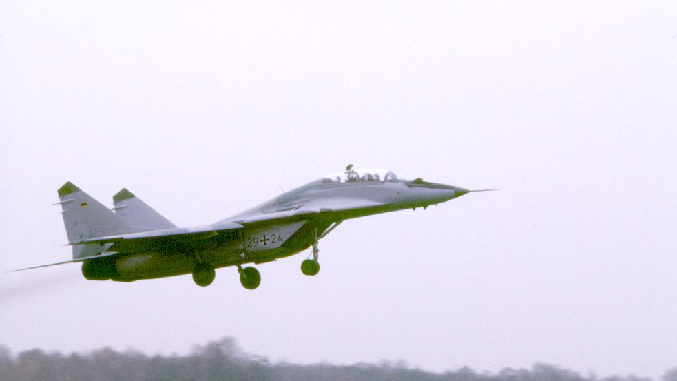Mit deutscher Genehmigung sollen fünf MiG-29-Jets aus Polen an die Ukraine gehen Foto: Bundeswehr/Matthias Zins