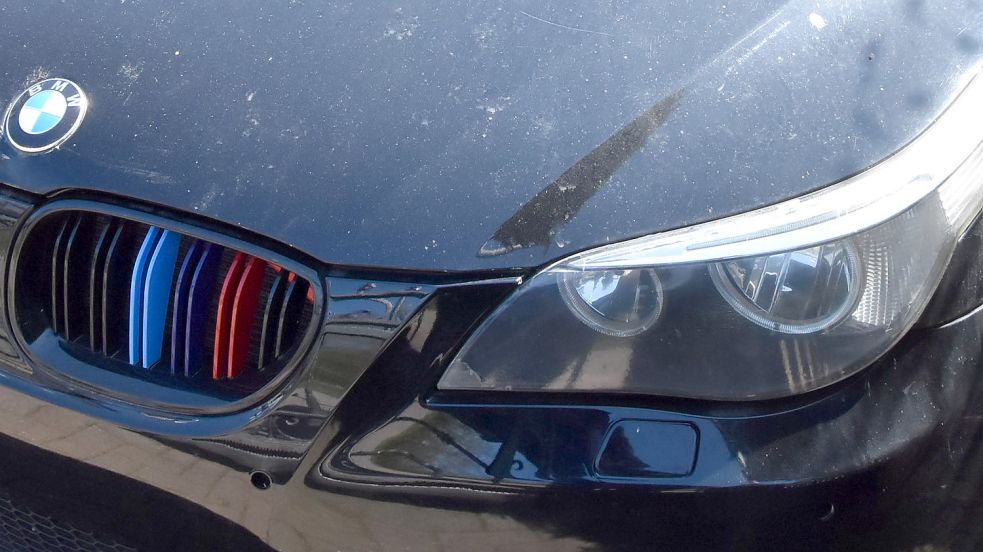 Der BMW, mit dem der Sohn der Angeklagten wiederholt ohne Führerschein fuhr, ist inzwischen abgemeldet. Foto: Thomas Dirks