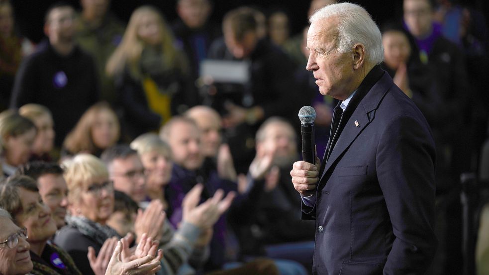 Joe Biden will erneut für die US-Präsidentschaft kandidieren - obwohl er schon 80 ist. Was sagen Amerikaner in seinem Alter dazu? Foto: dpa/ZUMA Wire/Allison Dinner