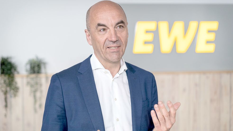 EWE-Vorstandschef Stefan Dohler stellte am Donnerstag die Jahresbilanz 2022 vor. Foto: privat