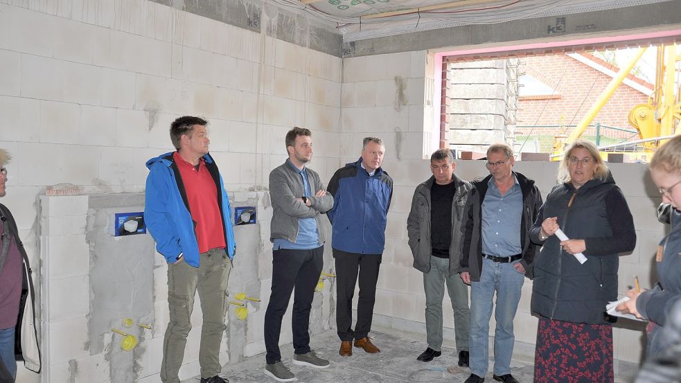 In den Sanitärräumen werden später Toiletten und Waschtische in unterschiedlichen Höhen angebracht. Foto: Kim Hüsing