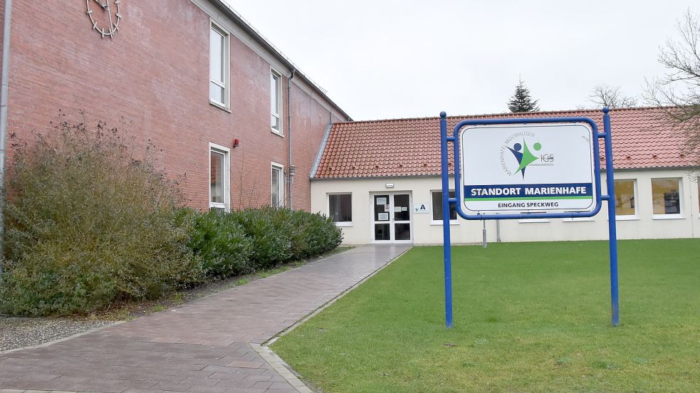 Die Jahrgänge neun und zehn sowie die gymnasiale Oberstufe besuchen den IGS-Standort Marienhafe. Foto: Thomas Dirks