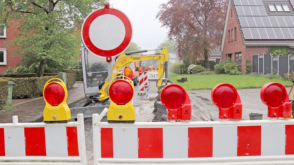 Die Dwarsglupe ist derzeit gesperrt, weil dringender Handlungsbedarf auf der östlichen Seite bestand. Foto: Heino Hermanns