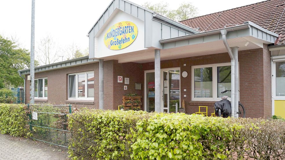 Bisher gibt es in der Einrichtung in Aurich-Oldendorf nur einen Kindergarten. Nun soll dort eine Krippengruppe einziehen. Foto: Helmut Vortanz