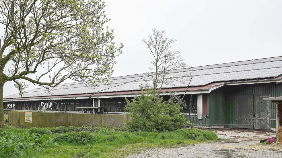 Mit den Solarmodulen auf einer Fläche von etwa 1500 Quadratmetern deckt Haßbargen teilweise seinen Strom, speist auch Energie ins Netz ein. Foto: Helmut Vortanz