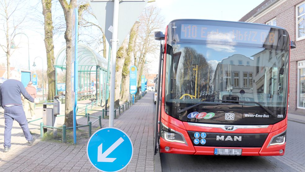 Die Weser-Ems-Busse wären vom EVG-Streik besonders betroffen. Nach der Streik-Absage können die Schüler im Landkreis Aurich wie gewohnt mit dem Bus fahren. Foto: Heino Hermanns