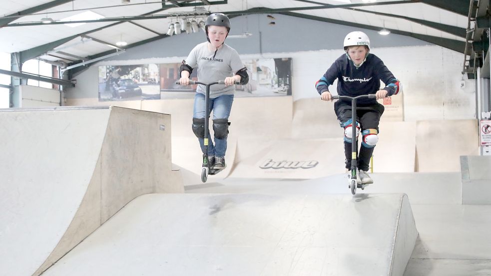 Vor fünf Jahren wurde ein Großteil der Rampen in der Skatehalle erneuert. Foto: Romuald Banik
