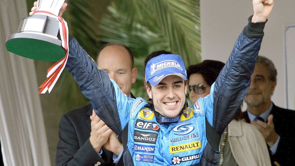 Fernando Alonso hatte 2006 den Grand Prix in Monte Carlo gewonnen. Foto: Kerim Okten/epa/dpa