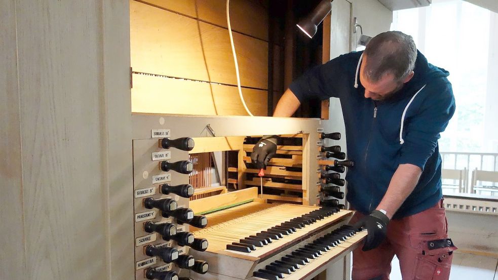 Über Monate wurde die Orgel renoviert und um ein drittes Manual erweitert. Foto: privat