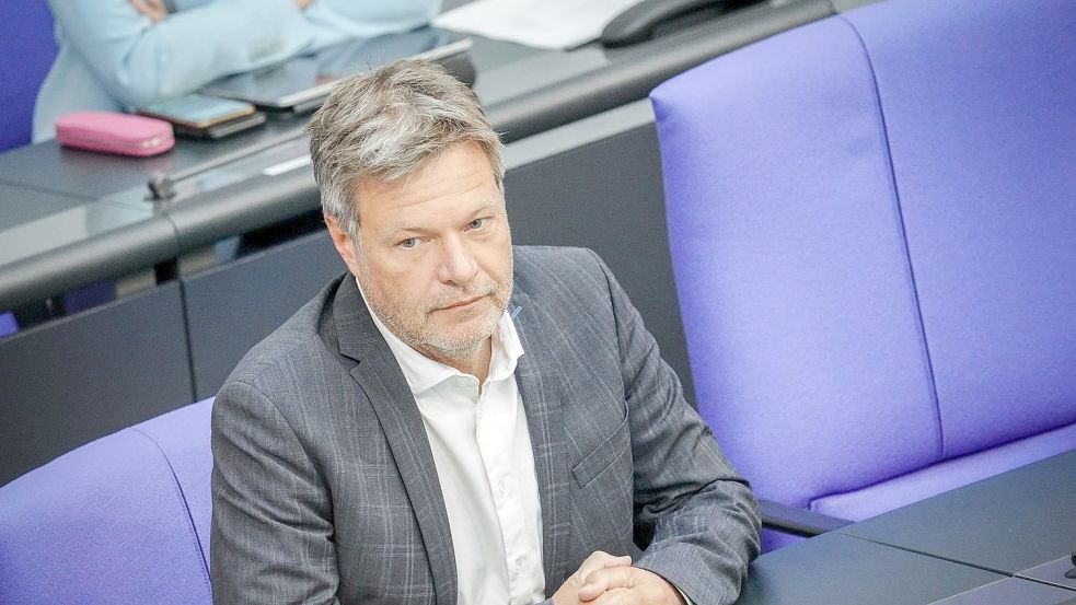 Robert Habeck: „Ich will das Gesetz besser machen.“ Foto: Kay Nietfeld/dpa