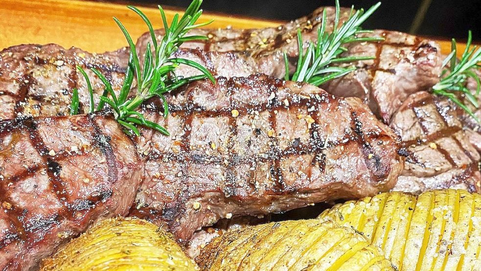 Auf diesen Steaks ist das Branding gut zu erkennen. Foto: Holger Janssen