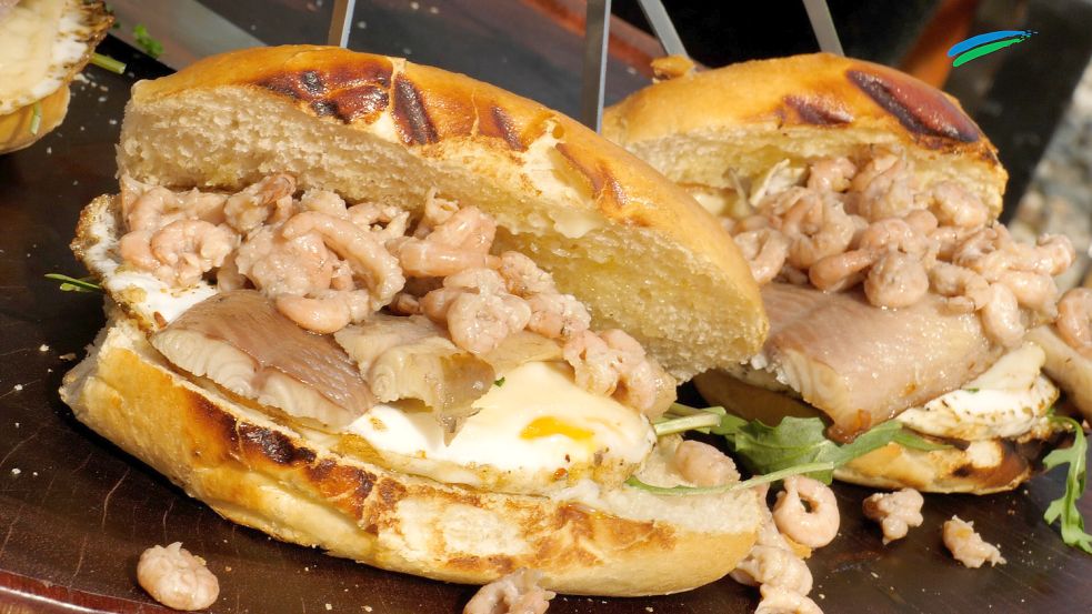 So sehen die Frühstücks-Fischbrötchen aus. Foto: ostfriesen.tv