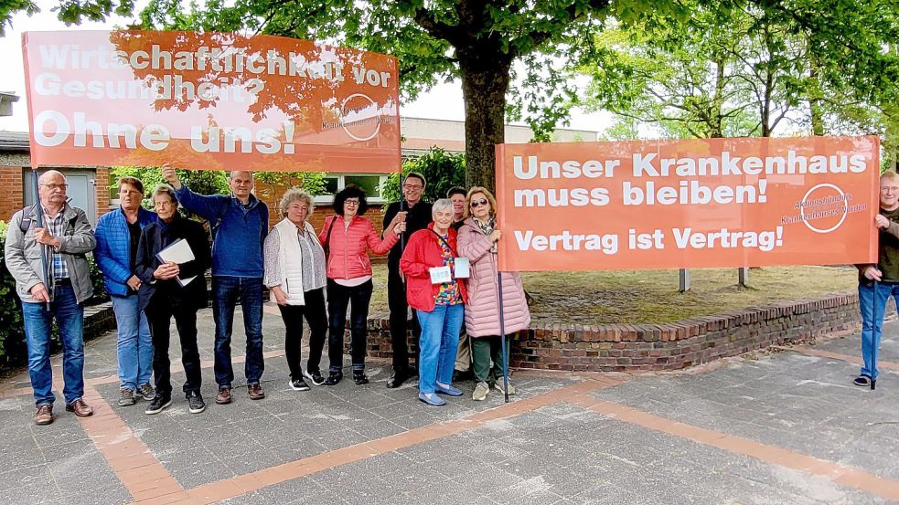 Gemeinsam mit dem Aktionsbündnis zum Erhalt des Norder Krankenhauses will der Förderverein der Klinik am Sonnabend auf die Straße gehen, um zu demonstrieren. Foto: Rebecca Kresse