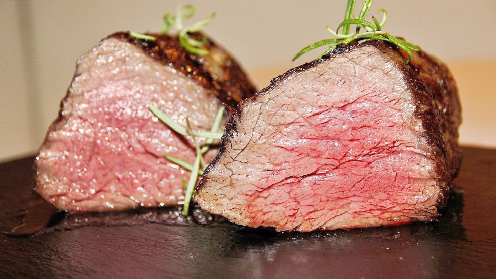 Die Garstufen von Steaks werden anhand von Kerntemperaturen bemessen. Foto: Pixabay