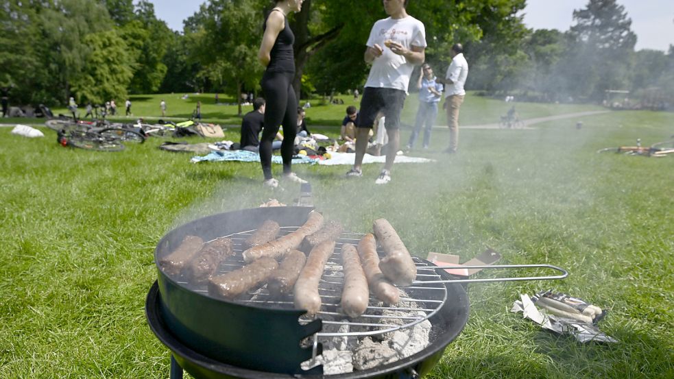 Beim Grillen ohne Deckel und mit einfacher Ausstattung wird manchmal spöttisch vom „Flachgrillen“ gesprochen. Foto: Roberto Pfeil/DPA