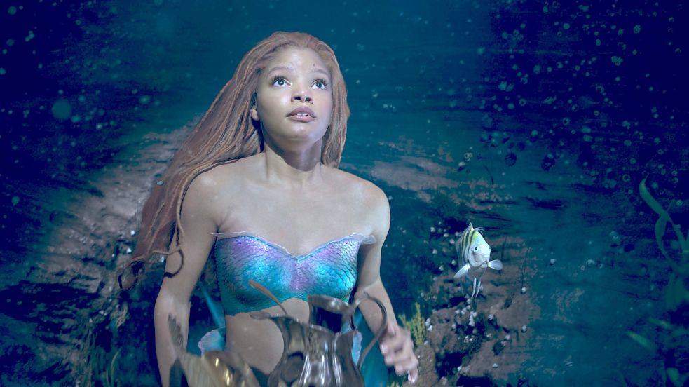 Arielle: Die kleine Meerjungfrau kommt 24 Jahre nach dem Trickfilm als Realfilm zurück ins Kino - jetzt mit Halle Bailey als Nixe. Foto: © 2023 Disney Enterprises, Inc. All Rights Reserved.