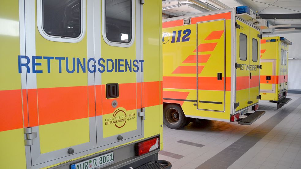 Künftig wird der Rettungsdienst des Landkreises Aurich mehr Fahrzeuge benötigen. Foto: Aiko Recke