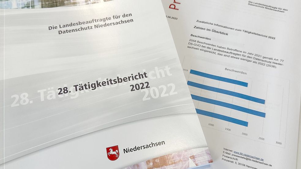 Im Bericht der Landesbeauftragten für den Datenschutz Niedersachsen finden sich zahlreiche Verstöße. Foto: Lars Laue