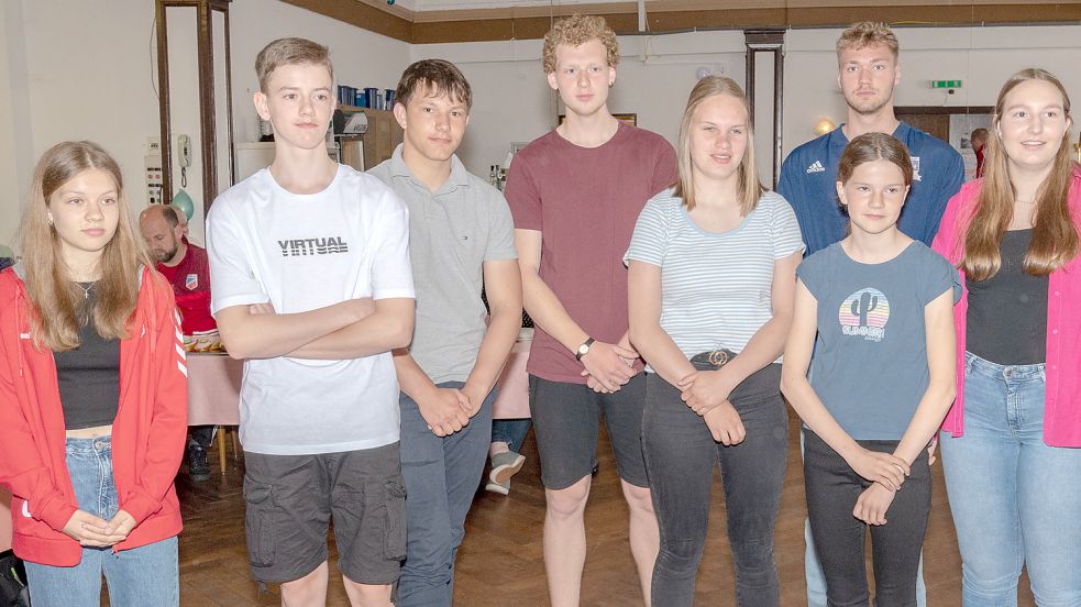 Diese Jugendlichen wurden ebenfalls ausgezeichnet. Foto: Folkert Bents