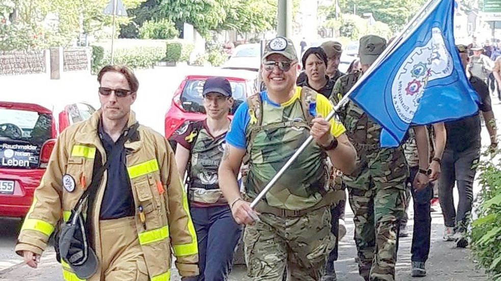 Der „Marsch der Wertschätzung“ soll die Bedeutung der Arbeit der Einsatzkräfte ins Bewusstsein der Bevölkerung rufen. Foto: privat