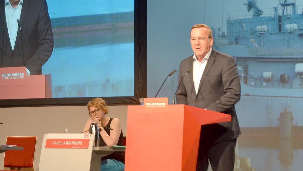 Bundesverteidigungsminister Boris Pistorius war zu Gast. Foto: Neelke Harms