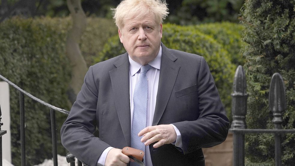 Großbritanniens Ex-Premierminister Boris Johnson. Foto: dpa/AP/Alberto Pezzali