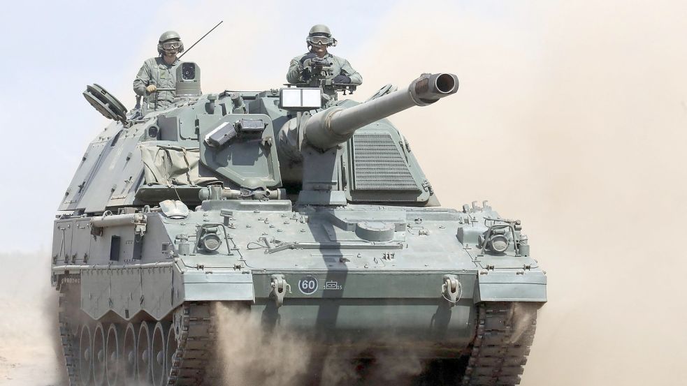 Das Versorgungsbataillon aus Mecklenburg-Vorpommern sorgte dafür, dass Panzer und Co. die Nato-Ostflanke überhaupt erreichen. Foto: Petras Malukas/AFP