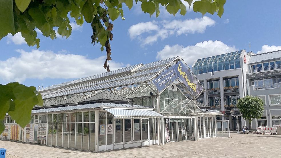 Die Markthalle steht seit Monaten leer. Foto: Holger Janssen