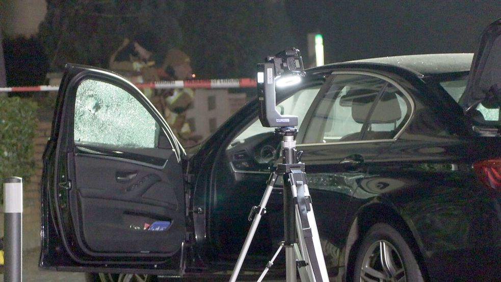Am 10. Februar wurde einer Frau an der Moltkestraße in Delmenhorst durch die Seitenscheibe ihres Autos in den Kopf geschossen. Foto: Nonstopnews