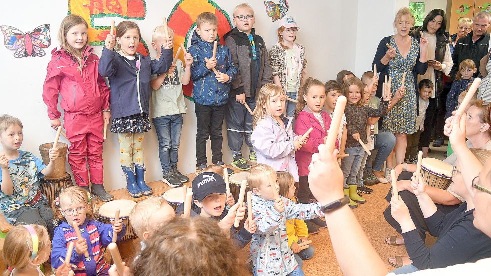 Musikalisch wurde das Jubiläum gefeiert. Foto: Gerd-Arnold Ubben