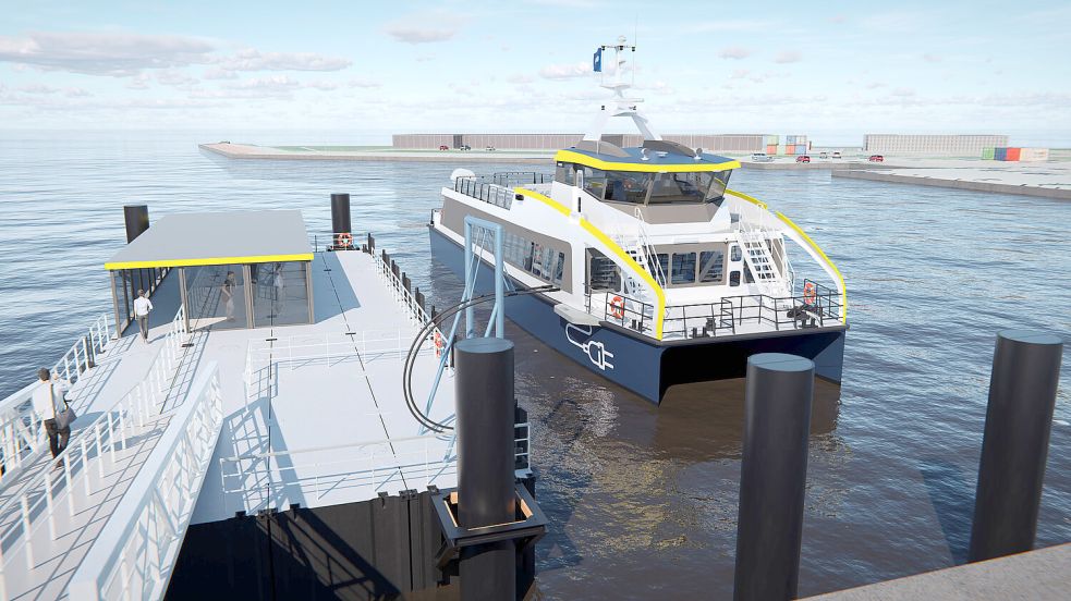 So wird der neue E-Kat der AG Reederei Norden-Frisia aussehen. Foto: AG Reederei Norden-Frisia