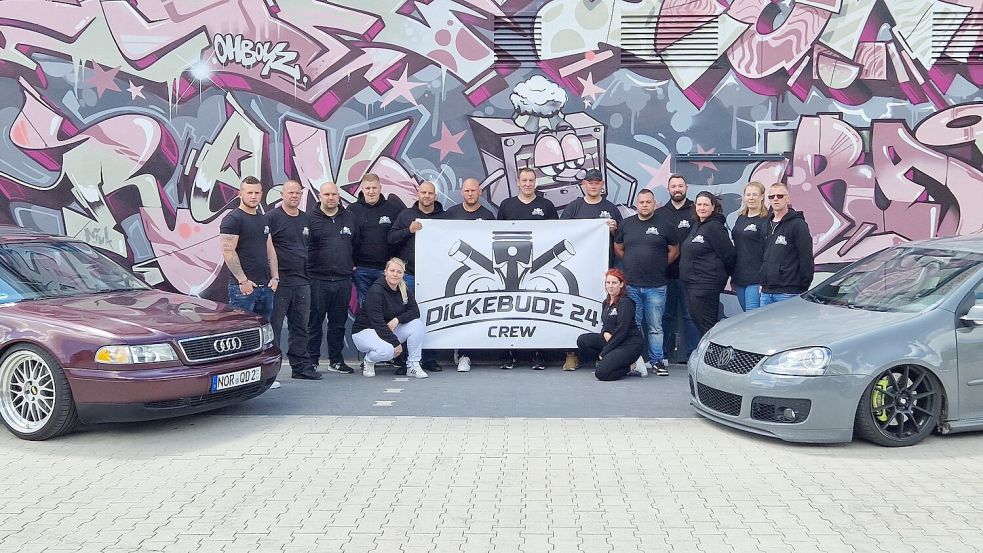 Der Club „Dicke Bude 24“ plant ein Autotreffen in Sandhorst. Foto: privat