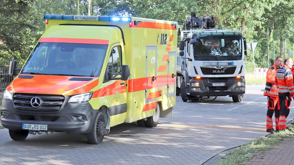 Zu einem tödlichen Unfall ist es an der Kreuzung Hoheberger Weg/Sandhorster Allee in Aurich gekommen. Foto: Heino Hermanns