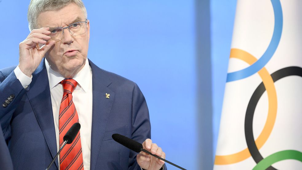 Thomas Bach wird 2024 das letzte Mal die Olympischen Spiele als IOC-Präsident begleiten. Foto: dpa/Laurent Gillieron