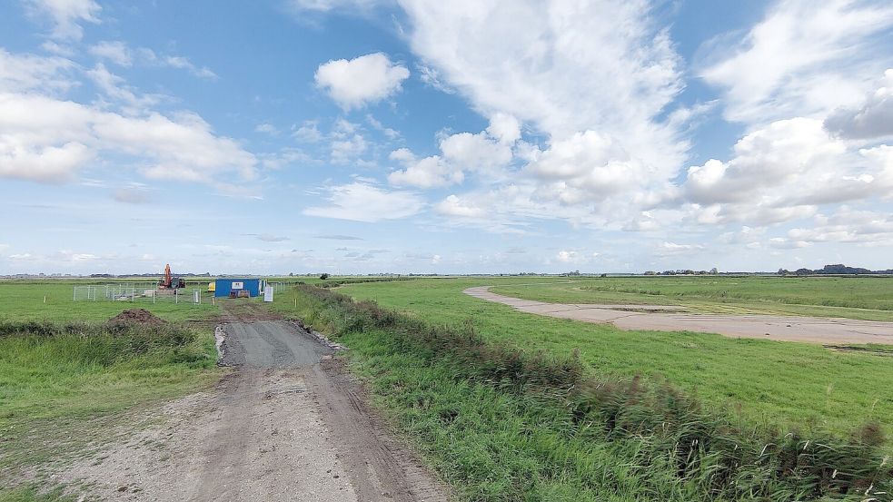 Mehrere Kilometer entfernt vom Klinikgelände in Uthwerdum wird in Engerhafe nun das Großprojekt der Trägergesellschaft kompensiert und damit auch vorbereitet. Foto: Gemeinde Südbrookmerland