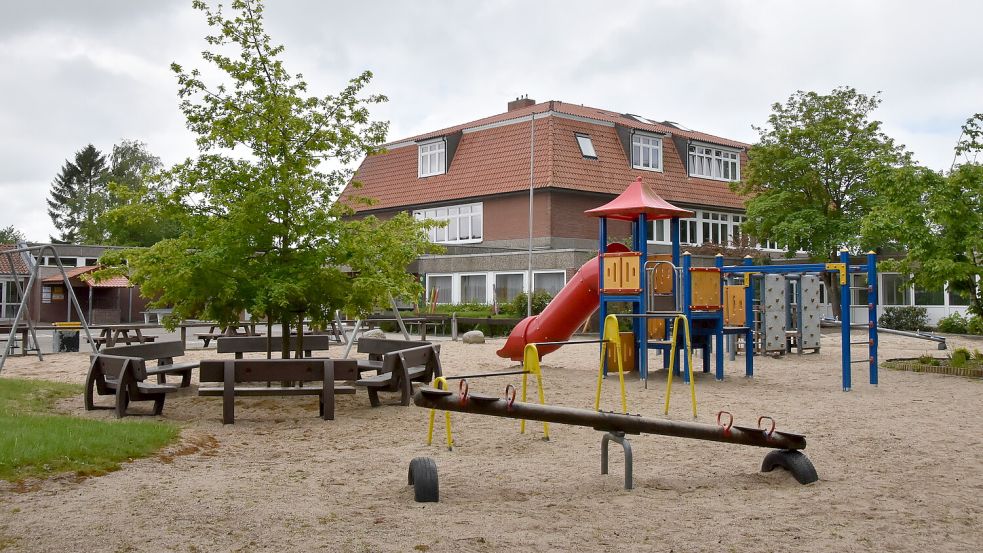 Die Grundschule in Upgant-Schott ist die größte der fünf Grundschulen im Brookmerland. Foto: Thomas Dirks