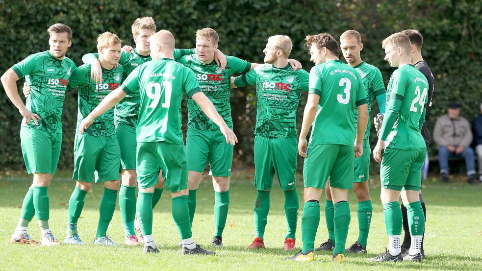Die Mannschaft hat sich in der erfolgreichen Rückrunde gefunden. Mal sehen, ob es in der Tabelle wieder ein Stück höher geht. Foto: Wilfried Gronewold