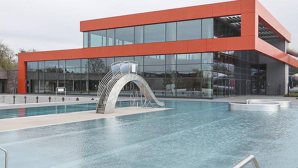 Der Freibad-Bereich im Auricher „De Baalje“. Foto: Romuald Banik
