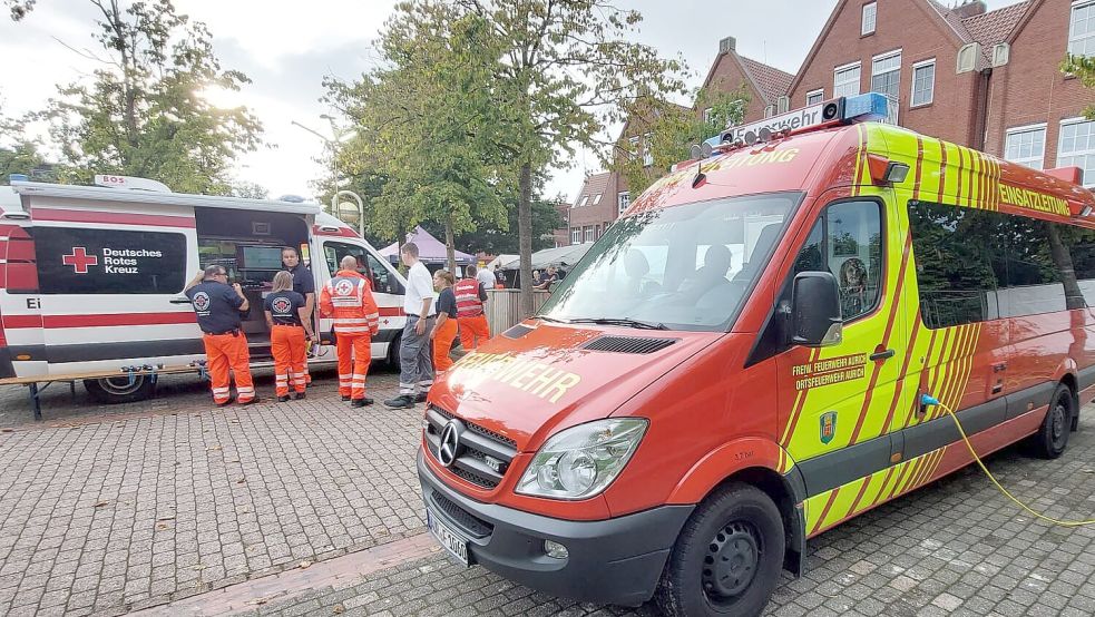 Die Feuerwehr hielt während des Stadtfests am Georgswall Wache. Foto: Feuerwehr/Balbach