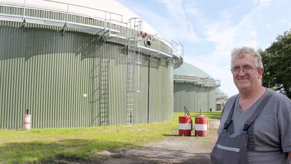 Rewert Wolbergs ist Landwirt und Geschäftsführer der Naturgas Ardorf GmbH. Foto: Oltmanns