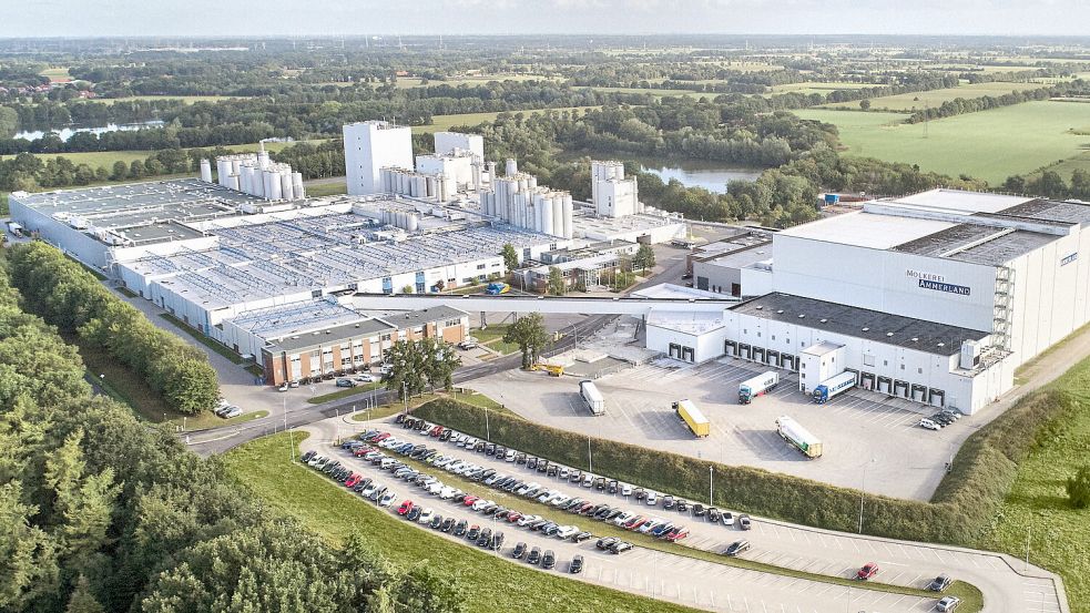 Der Hauptsitz der Molkerei Ammerland in Wiefelstede-Dringenburg. Ein weiterer Produktionsstandort der Genossenschaft ist in Oldenburg. Foto: privat