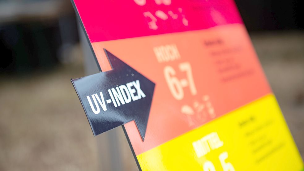 Warnsystem zum Schutz vor gefährlicher UV-Strahlung Foto: dpa/Jonas Walzberg