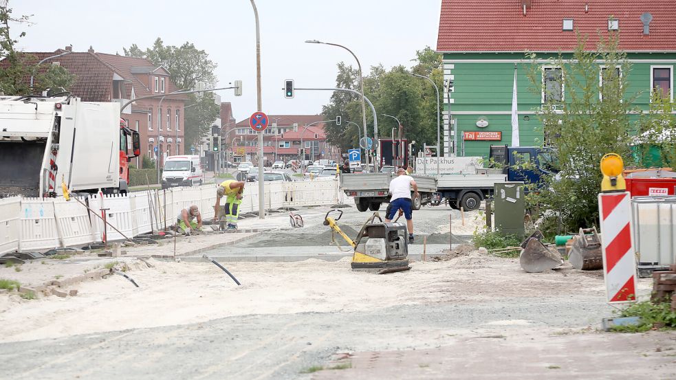 Unter dem Geh- und Radweg wurde an der Großen Mühlenwallstraße der Schmutzwasserkanal erneuert. Foto: Romuald Banik