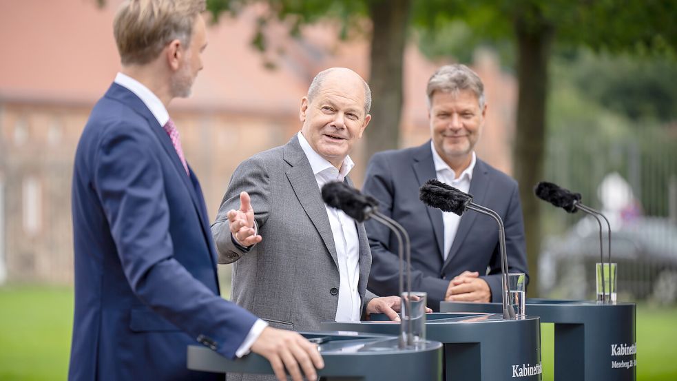 Die Ampel-Regierung verliert einer Insa-Umfrage zufolge immer mehr an Zustimmung. Foto: dpa/Michael Kappeler