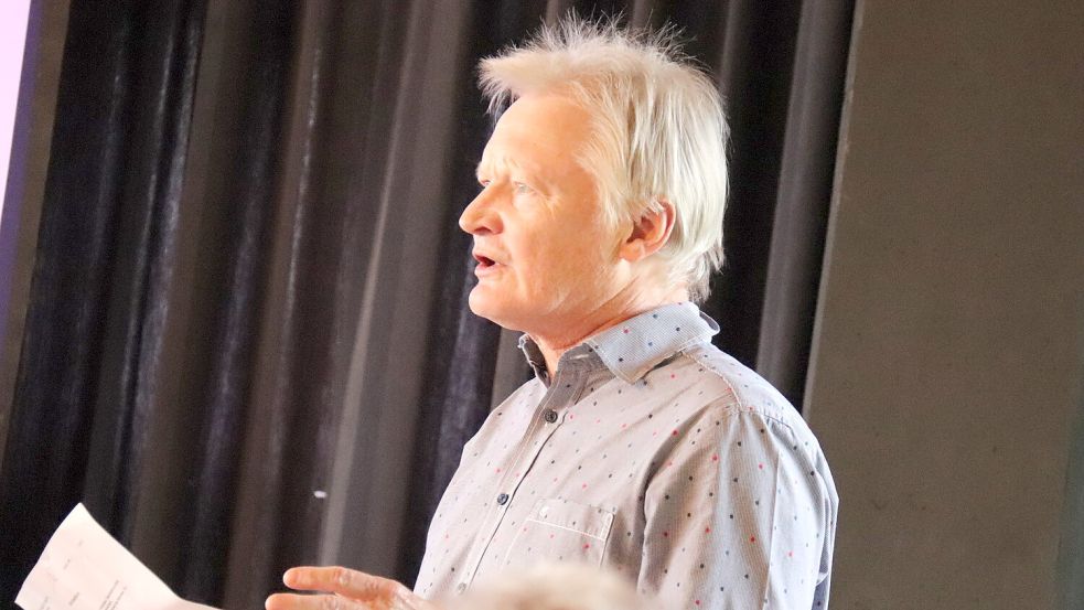 Wilfried Theesen hielt im Sozialausschuss der Stadt Aurich ein leidenschaftliches Plädoyer für die Sportvereine. Foto: Heino Hermanns