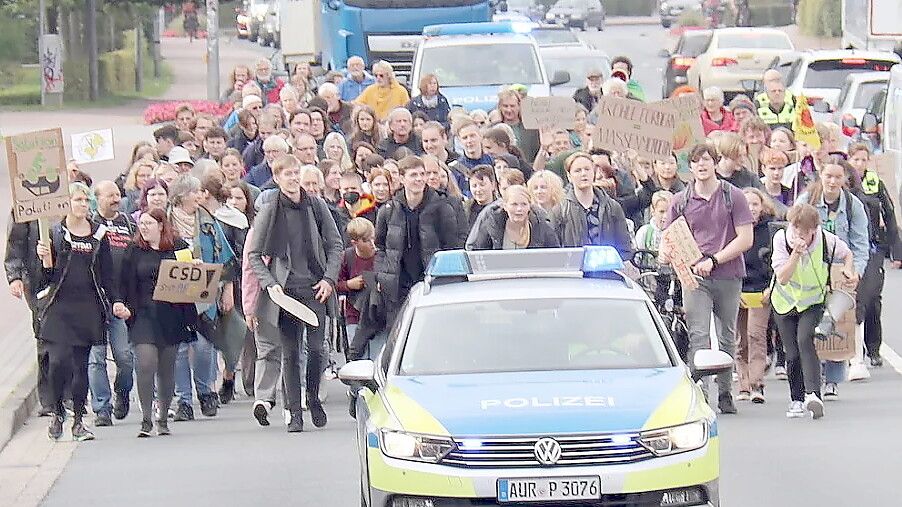 Die letzte Auricher Fridays-for-Future-Demo fand vor rund einem Jahr im September 2022 statt. Foto: Heino Hermanns