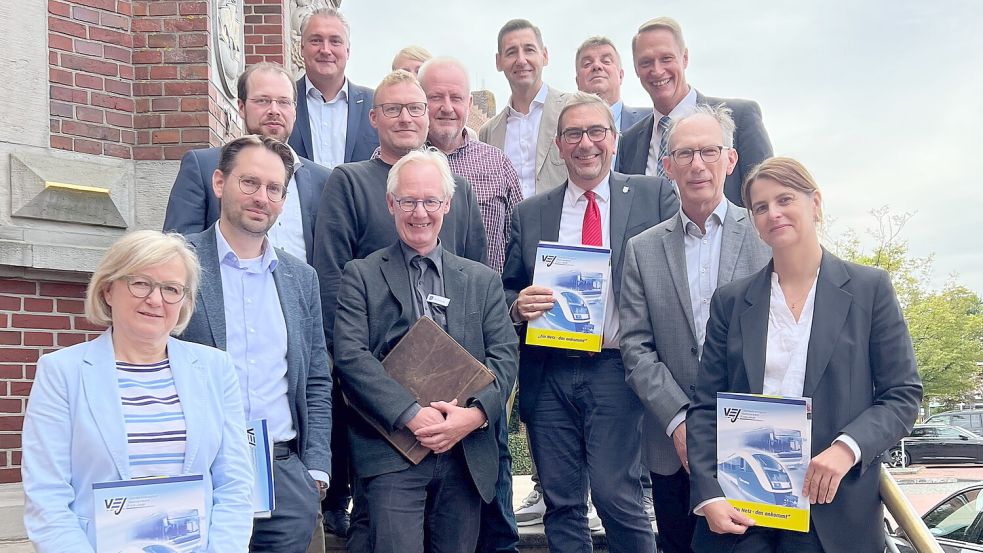 Die VEJ-Vertreter trafen sich im Wittmunder Kreishaus. Foto: privat