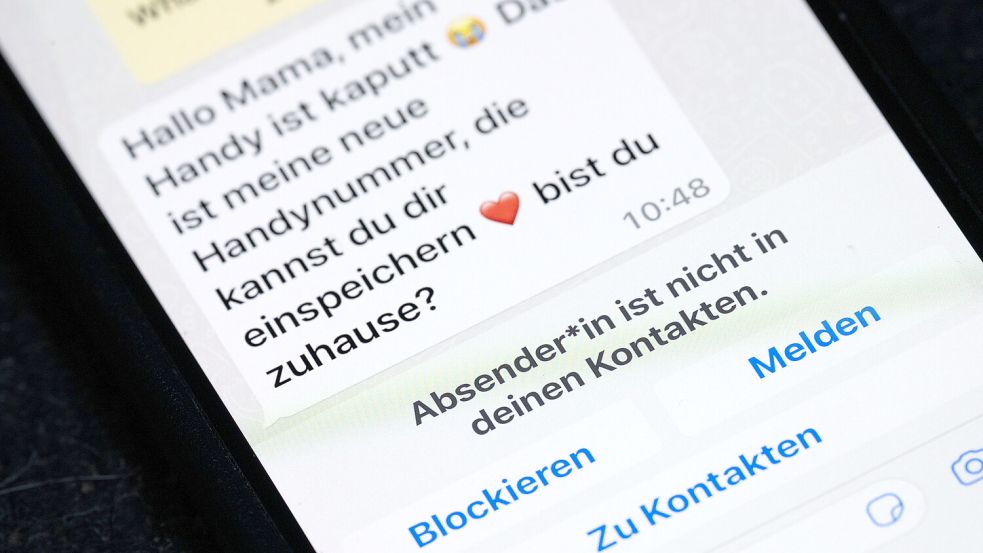 Trickbetrug per SMS – eine weitverbreitete Masche. Foto: dpa | Sebastian Gollnow