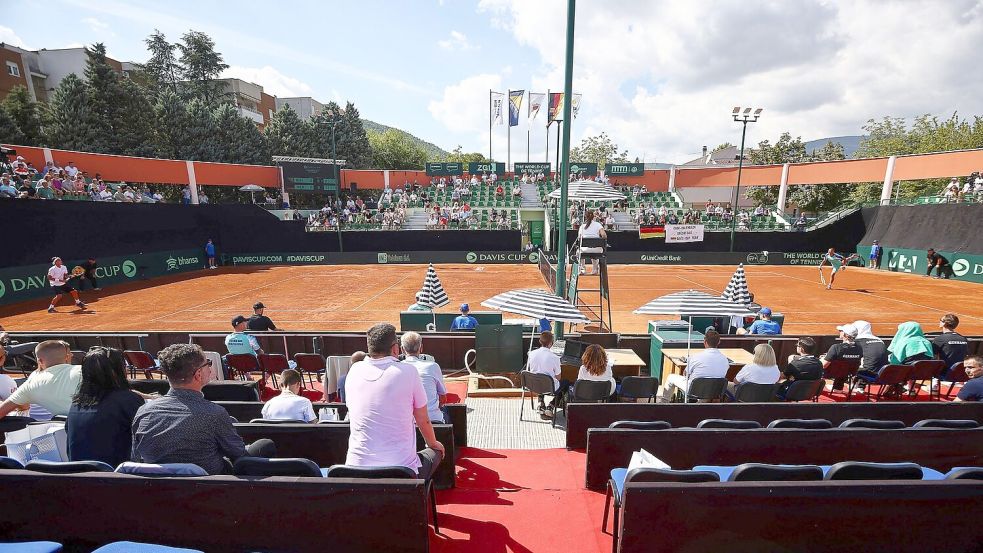 Beim Davis Cup tritt Deutschland gegen Bosnien Herzegowina an. Foto: Denis Kapetanovic/Pixsell/dpa